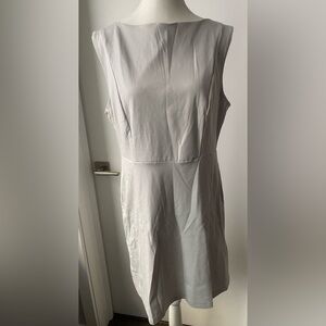 OGL Work-Leisure Boatneck Dress, Light Grey, L, NWT